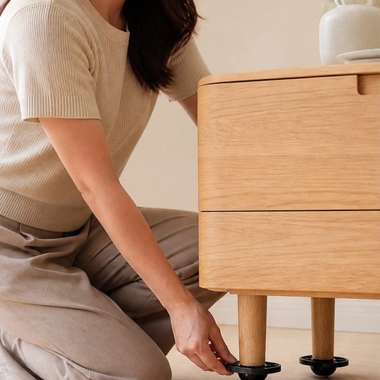 Glidara – Self-Adhesive 360° Rolling Wheels for Heavy Boxes & Furniture + 50% OFF