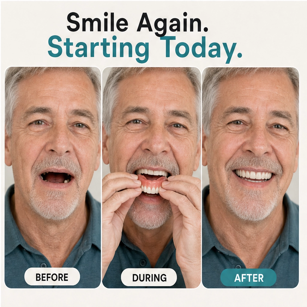 Smilora™ – Custom-Fit At-Home Cosmetic Dentures, Remoldable Natural-Look Fit + 50% OFF