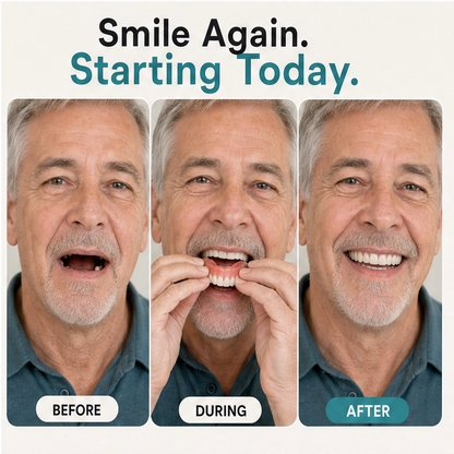 Smilora™ – Custom-Fit At-Home Cosmetic Dentures, Remoldable Natural-Look Fit + 50% OFF