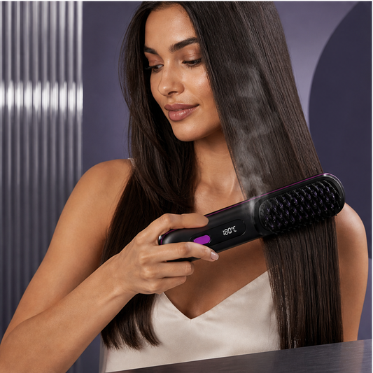 Lumane – Cordless Ceramic Ionic Hair Straightening Comb + 50% OFF