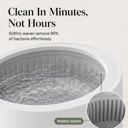 Purewave – 3-Mode Ultrasonic Cleaner for Retainers, Aligners & Dentures + 50% OFF