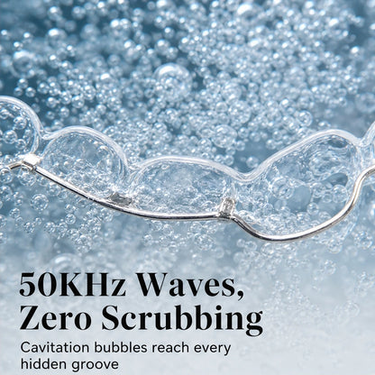 Purewave – 3-Mode Ultrasonic Cleaner for Retainers, Aligners & Dentures + 50% OFF