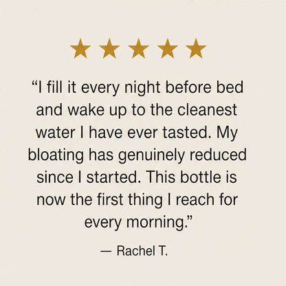 Emberwell – One-Piece Solid Copper, Plastic-Free Hammered Water Bottle + 50% OFF