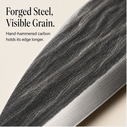 Hearthen™ – Effort-Saving Forged Chef Knife with Ergonomic Non-Slip Handle +50% OFF