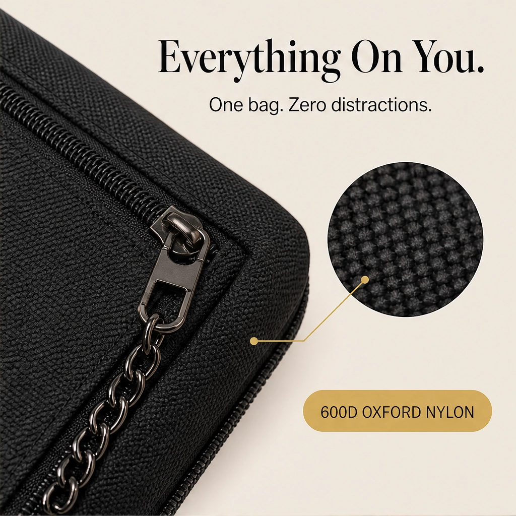 Strade™ – Minimalist Water-Resistant Crossbody Sling Bag for Men + 50% OFF