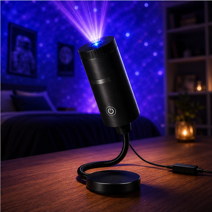 Noctera – Galaxy & Ocean HD Star Projector with 360° Head + 50% OFF