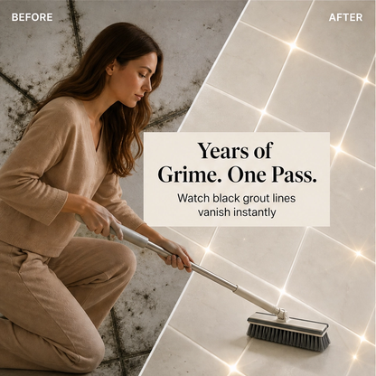 Glidewell™ – 2-in-1 Scrub & Squeegee Brush with Long Swivel Handle + 50% OFF