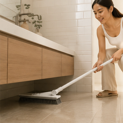 Glidewell™ – 2-in-1 Scrub & Squeegee Brush with Long Swivel Handle + 50% OFF