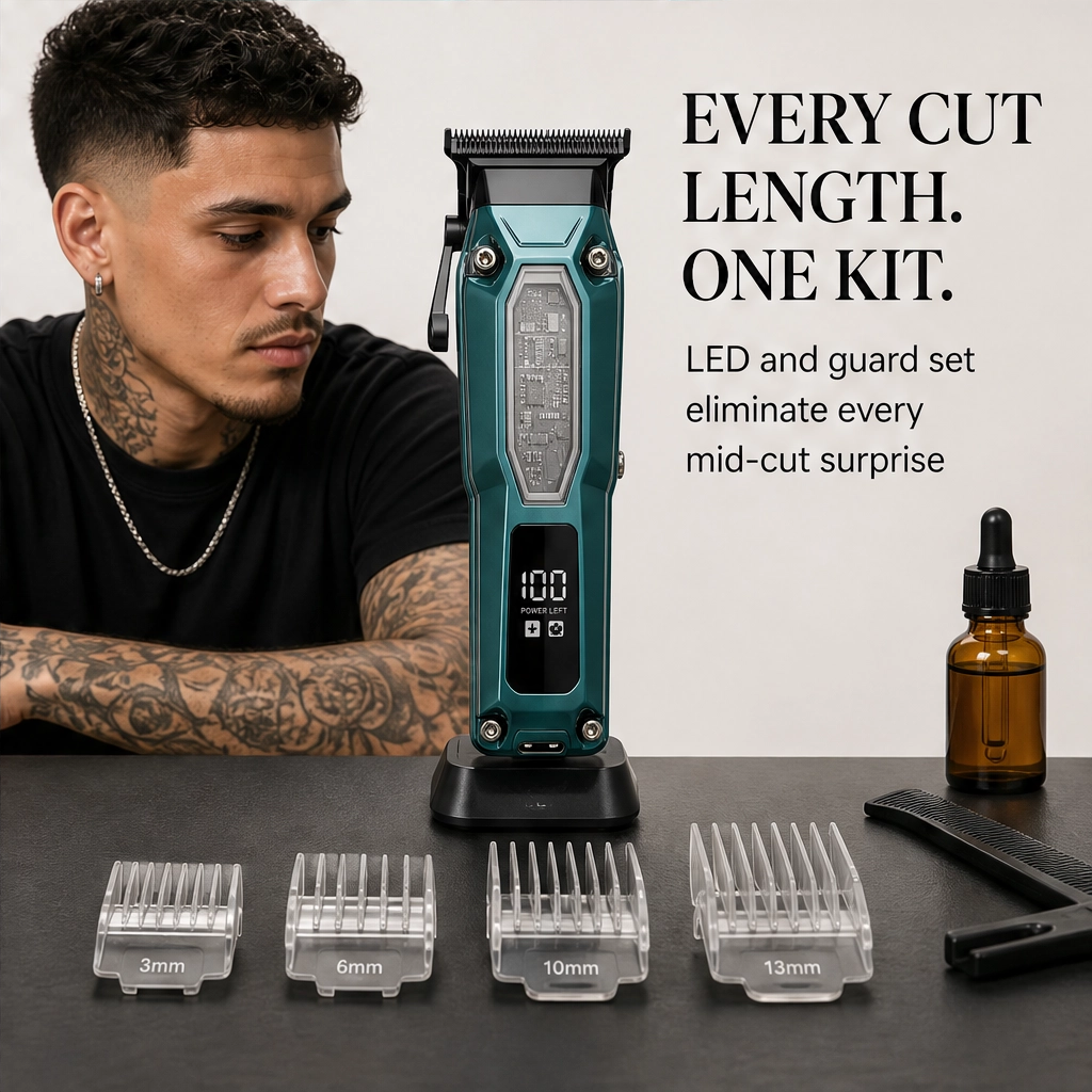 Hone™ – Cordless T-Blade Trimmer with LED Display & 120-Min Runtime + 50% OFF