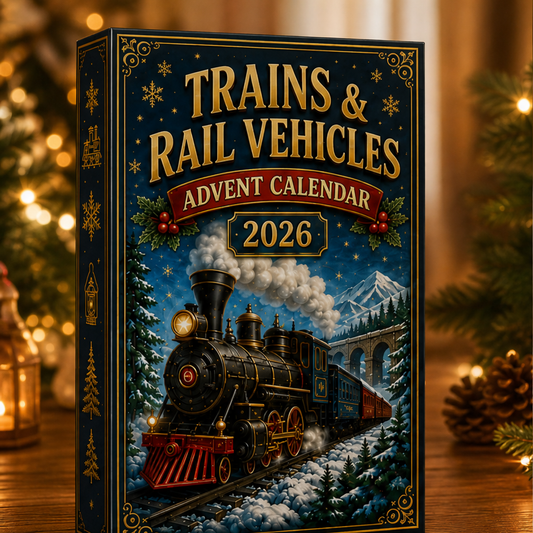 Rallington – 24-Day Countdown Box with 24 Collectible Rail Vehicles + 50% OFF lifestyle