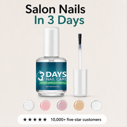 Keratessa – Keratin Amino Glass-Shine Nail Care Treatment + 1+1 FREE features