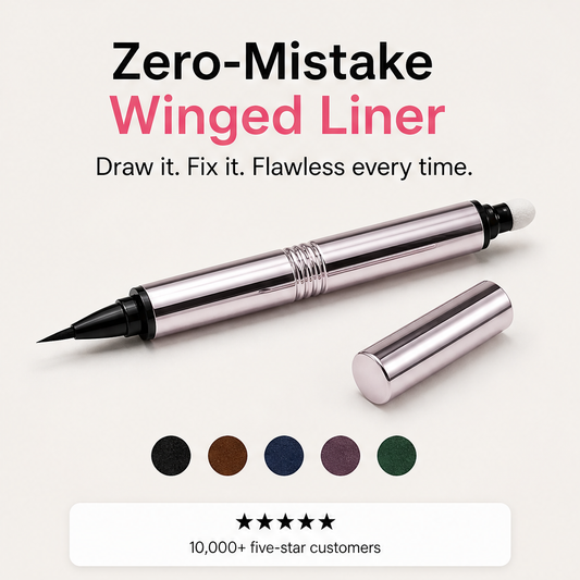 Wingpoint – Ultra-Fine Tip with Built-In Corrector Dual Eyeliner Pen + BUY 1 + PICK 1 FREE COLOR features