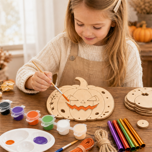 Hollowbrush – Paint & Build Halloween Pumpkin Wind Chime Craft Kit + 50 % OFF lifestyle