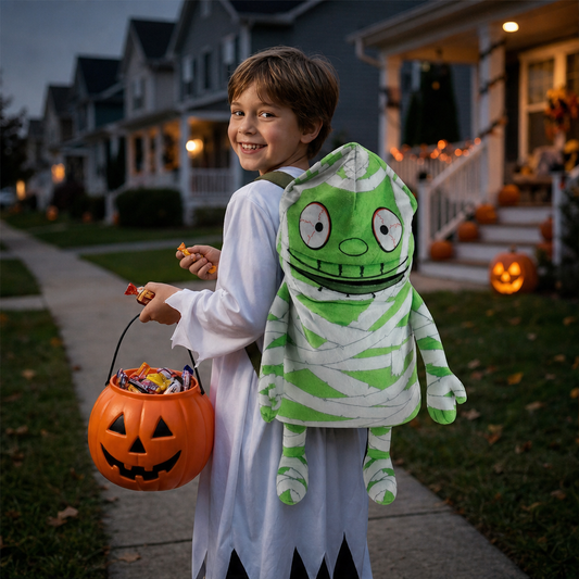 Boonwick – Singing Mummy Plush Trick-or-Treat Backpack + 50% OFF lifestyle