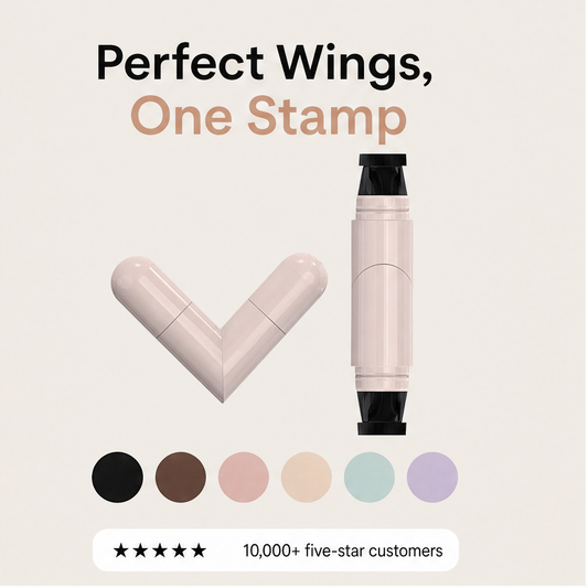 Wingette – Foldable Stamp for Symmetrical Winged Eyeliner + 1+1 FREE features