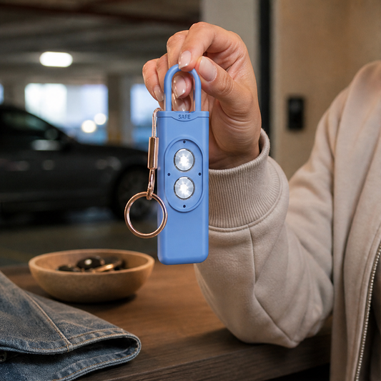 Warnbrook – 130dB Siren, Dual LED Light Personal Safety Keychain Alarm + 50% OFF lifestyle