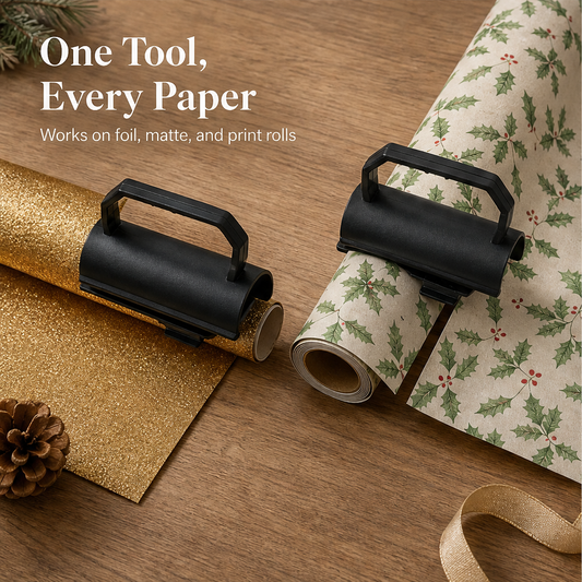 Slycut – Guided Blade Gift Wrap Paper Cutter & Tape Dispenser + 50% OFF detail