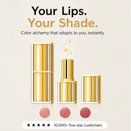 Alchemique – pH Colour-Changing, Transferproof Gold-Flake Lipstick + BUY 1 + PICK 1 FREE COLOR features