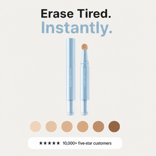 Glowvette – Hydrating One-Swipe Colour-Adapting Concealer Pen features