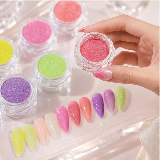 Sparkora – 6-Colour Glitter Sugar Set for Sparkling Nail Art + BUY 1 + PICK 1 FREE COLOR lifestyle