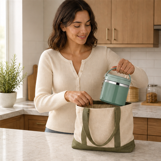 Warmnest – Leakproof Stainless Steel Insulated Lunch Box with Handle + 50% OFF lifestyle
