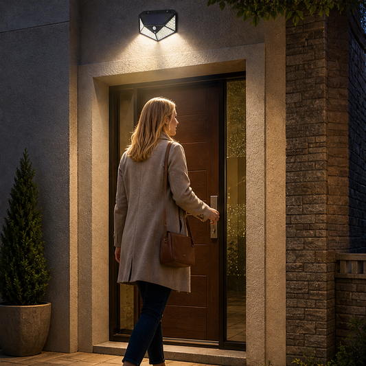 Solvane – 140-LED Motion-Sensor Solar Wall Light + 50% OFF lifestyle