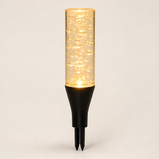 Lumoglow – Solar Bubble Crystal IP65 Weatherproof Pathway Lights + 50% OFF Gold