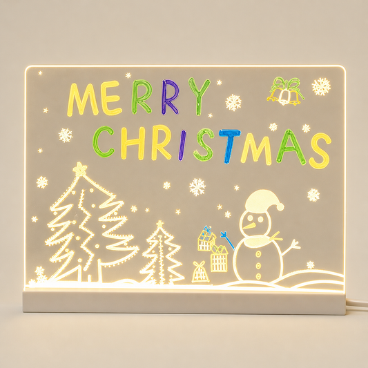 Glowdoodle – Erasable LED Light-Up Drawing Board for Kids + 50% OFF Beige