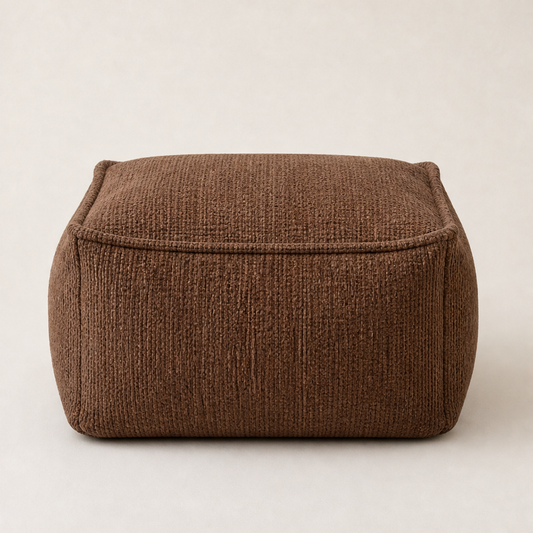 Stowgrove – Fill-Your-Own Storage Pouf Cover, Holds 100kg + 50% OFF Brown