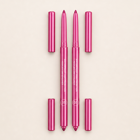 Glowliné – Dual-Ended Waterproof Gel Eyeliner & Pearl Highlighter Pen + BUY 1 + PICK 1 FREE COLOR Fuchsia