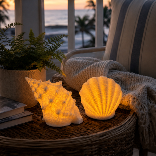 Shellume – Real Texture Ceramic Shell & Conch Light Set + 50% OFF lifestyle