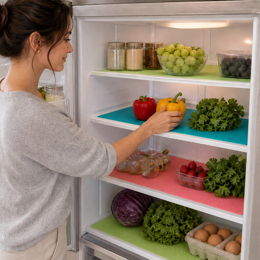 Shelfina – Waterproof Cut-to-Fit Anti-Slip Fridge Shelf Liners + 50% OFF lifestyle
