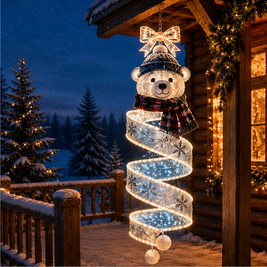 Winterglow – 3-Style Hanging LED Spiral Christmas Light + 50% OFF lifestyle