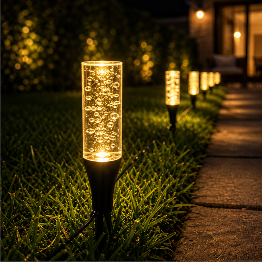 Lumoglow – Solar Bubble Crystal IP65 Weatherproof Pathway Lights + 50% OFF lifestyle