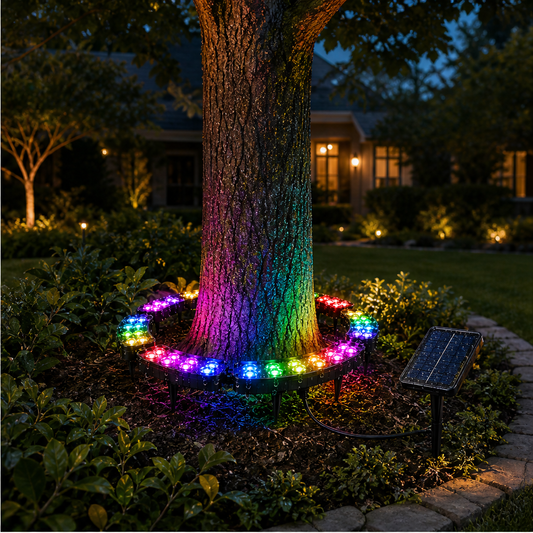 Glowthorn – Solar RGB 360° Modular Tree Ring Light + 50% OFF lifestyle