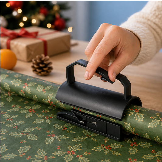 Slycut – Guided Blade Gift Wrap Paper Cutter & Tape Dispenser + 50% OFF lifestyle