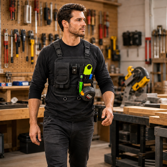 Toolcrest – Hands-Free Multi-Pocket Chest Tool Organizer + 50% OFF lifestyle
