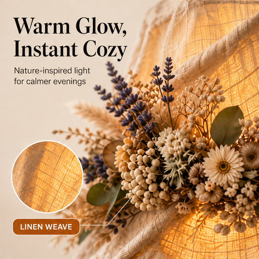 Woodlume – Cord-Free Botanical Accent Table Lamp + 50% OFF features
