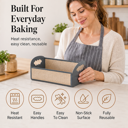 Loafwick – Non-Stick Fold-Flat Reusable Baking Liner + 50% OFF features