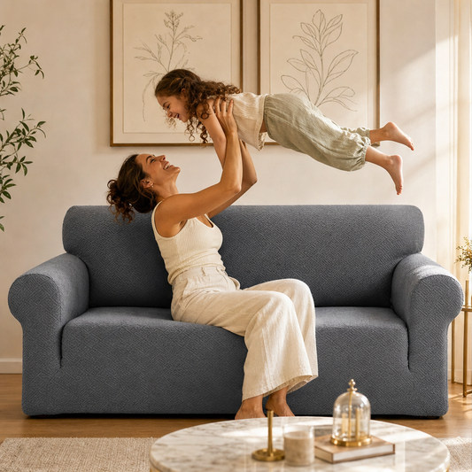 Cladwick – Non-Slip High-Stretch Jacquard Sofa Cover + 50% OFF lifestyle