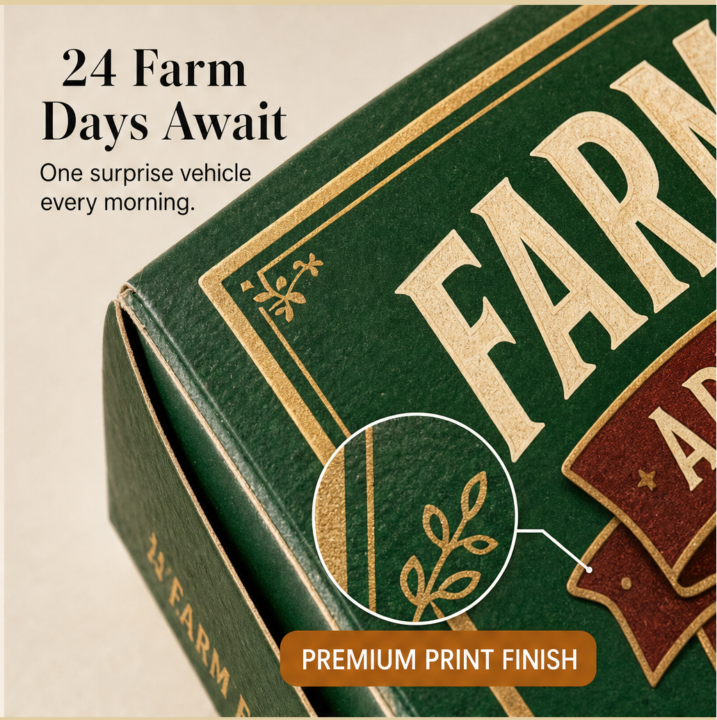 Oakfield Fleet – 24-Day Farm Vehicle Advent Calendar + 50% OFF features