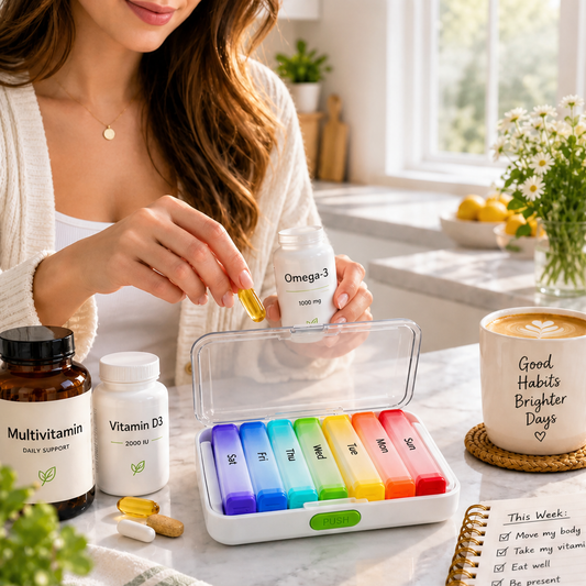 Doseholm – Detachable 7-Day Pods with Secure Double-Lock Pill Organiser + 50% OFF lifestyle