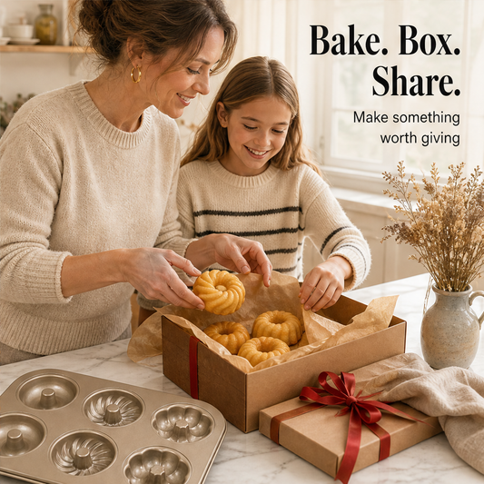 Goldenbrook – 3-Shape Non-Stick Mini Bundt Cake Pan + 50% OFF features