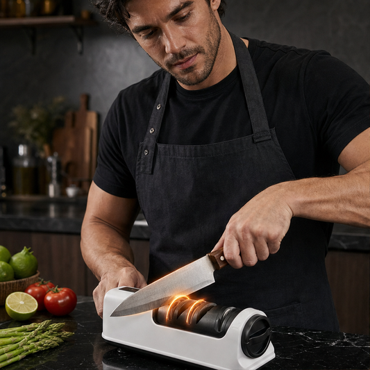 Edgemont – 3-Stage Electric & Manual Knife Sharpener + 50% OFF lifestyle