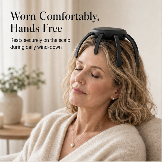 Skalmo – Hands-Free 8-Arm Scalp Massager with 4 Modes + 50% OFF detail