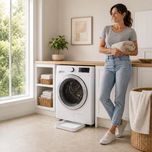 Driptrace – Slim-Lip Leak Catching Washing Machine Drip Tray + 50% OFF lifestyle