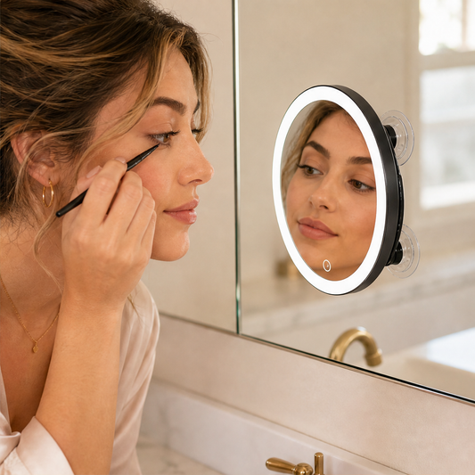 Glowlume – 30x Magnifying Rechargeable LED Makeup Mirror + 50% OFF lifestyle