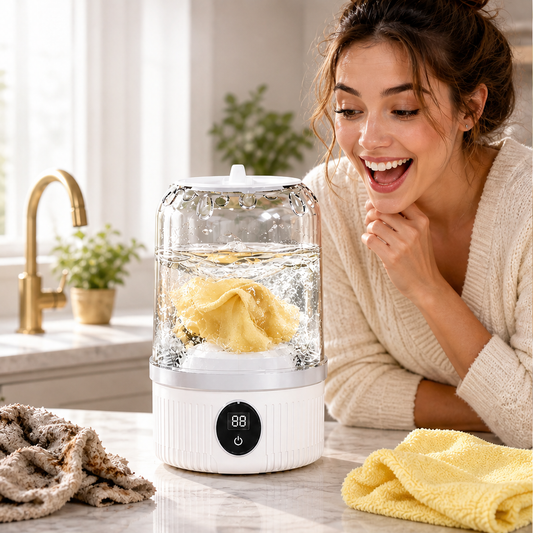 Washlet – Cordless Mini Washing Machine for Delicates &amp; Socks + 50% OFF lifestyle