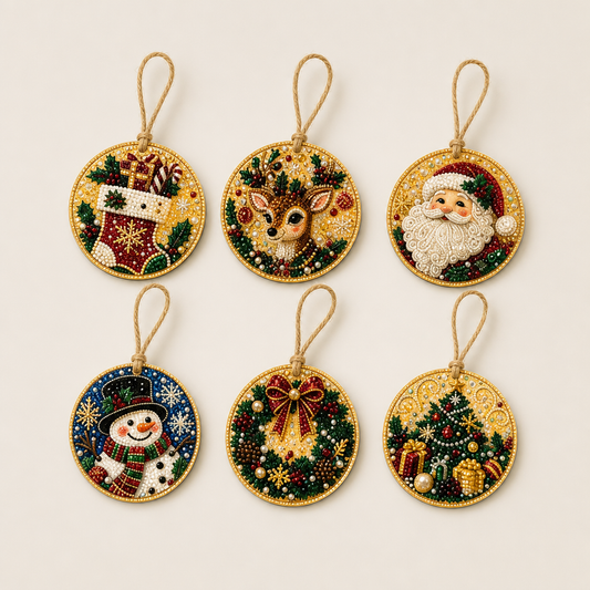 Gemtide Holiday – Sparkling DIY Diamond Painting Ornament Kit + 50% OFF Multicolour