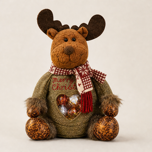 Cosyfig – Plush Christmas Character Treat Bags with Heart Window + 50% OFF Reindeer